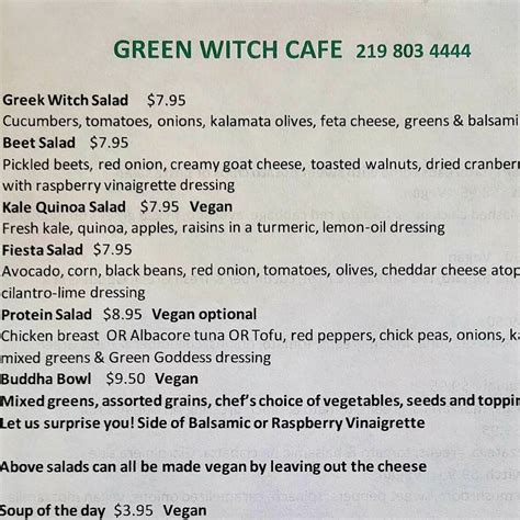 Taste the Magic: The Art of Herbalism in Green Witch Cafe Menus